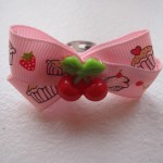 Lyserød sløjfe ring