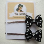 Hårnåle med rockabilly sløjfer