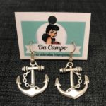 Isvaffel hængeøreringe lyserød/pink sløjfe