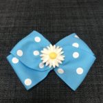 Turkis marguerit-sløjfe