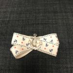 Beige sailor sløjfe med anker