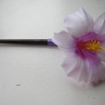 Hawaiiblomst på pind LYSLILLA