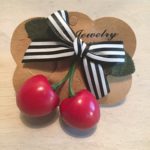 Kirsebærsløjfe - stribet - accessories rockabilly