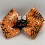 halloween skull sløjfe